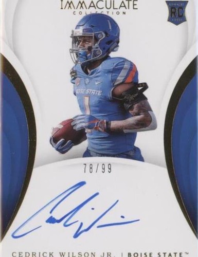 2018 Panini Immaculate Collection Collegiate Cedrick Wilson Jr. #159