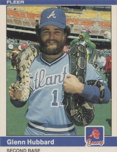 1984 Fleer - Glenn Hubbard #182