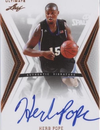 2012 Leaf Ultimate - Herb Pope #BA-HP1