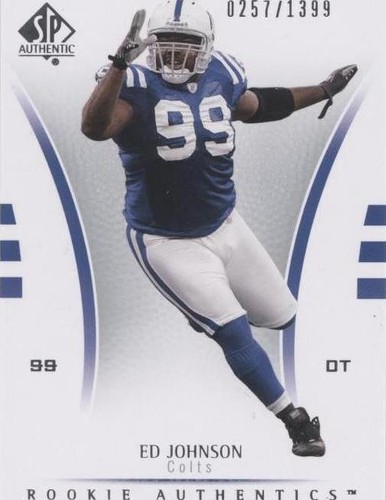 2007 SP Authentic Edward Johnson #112