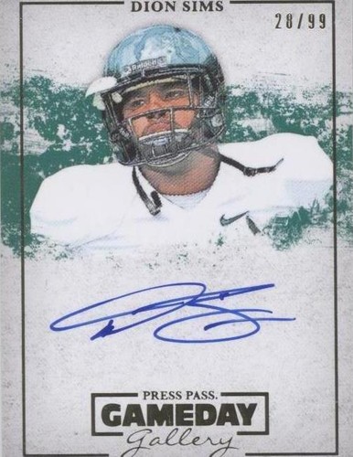 2013 Press Pass Dion Sims #GG-DS