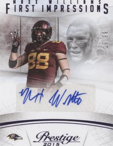 2015 Panini Prestige Maxx Williams #FI-MW
