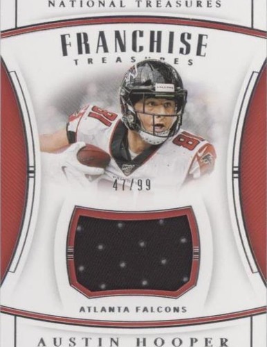 2019 Panini National Treasures Austin Hooper #FT-34