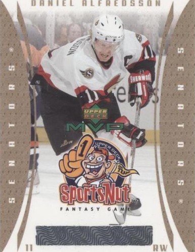 2003-04 Upper Deck MVP - Daniel Alfredsson #SN62