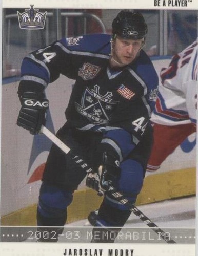 2002-03 In the Game Be A Player Memorabilia - Jaroslav Modry #90