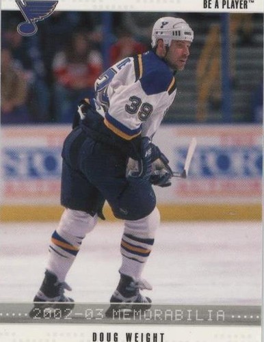 2002-03 In the Game Be A Player Memorabilia - Doug Weight #103