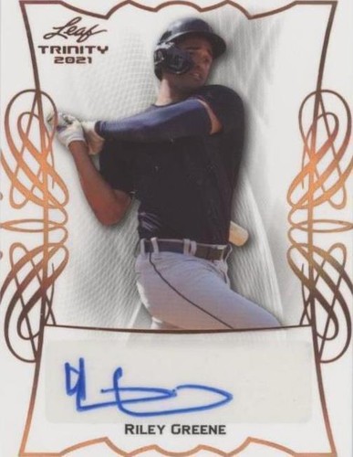 2021 Leaf Trinity - Riley Greene #BA-RG1