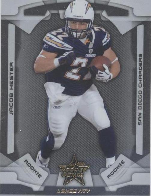2008 Leaf Rookies & Stars Longevity Jacob Hester #140