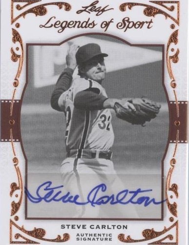 2011 Leaf Legends of Sport - Steve Carlton #BA-78