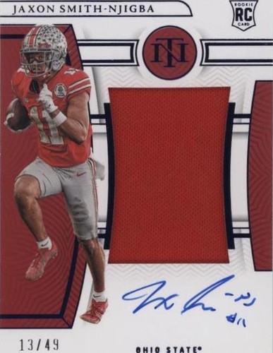2023 Panini National Treasures Collegiate Jaxon Smith-Njigba #CMS-JSN
