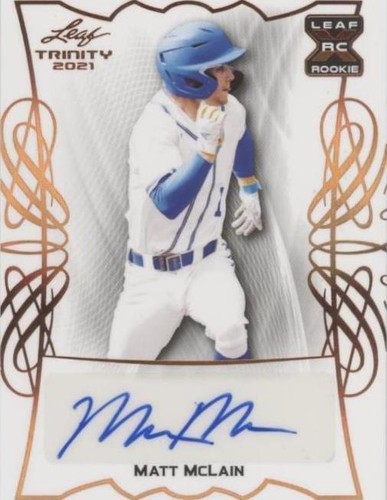 2021 Leaf Trinity - Matt McLain #BA-MM2