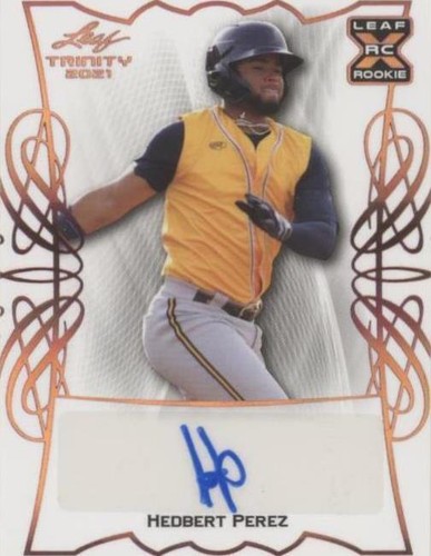 2021 Leaf Trinity - Hedbert Perez #BA-HP1