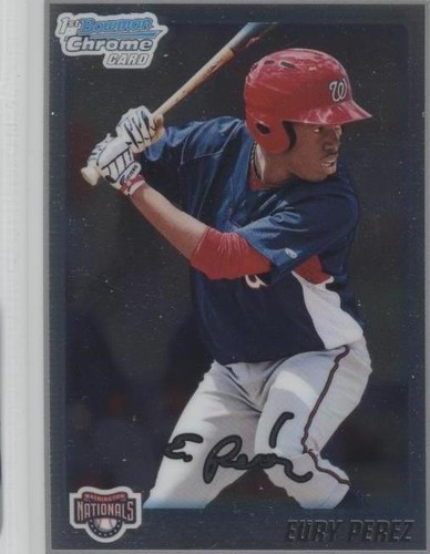 2025 Topps Heritage Silver Speckle Rainbow Chrome EURY PEREZ