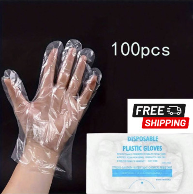 100pcs Multi-Purpose Disposable Gloves, Suitable For Cooking, Food Preparation