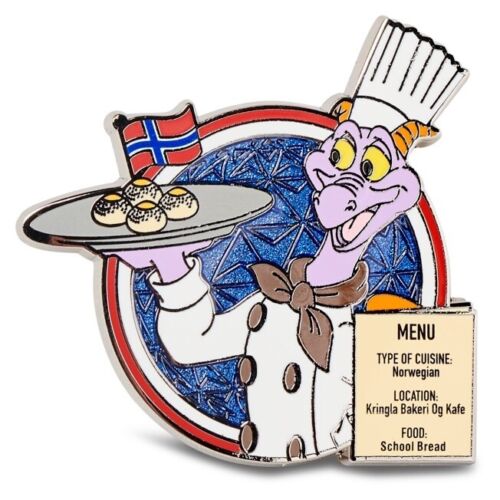 Disney Figment as Chef in Norway Epcot Food & Wine Festival Limited Release pin 
