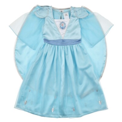 Disney Store Japan Elsa Kids Short Sleeve Pajamas Dress Wind Length 26.3 inch