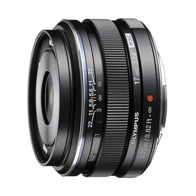 Olympus M.Zuiko Digital 17mm F1.8 Lens, for Micro Four Thirds Cameras (Black)