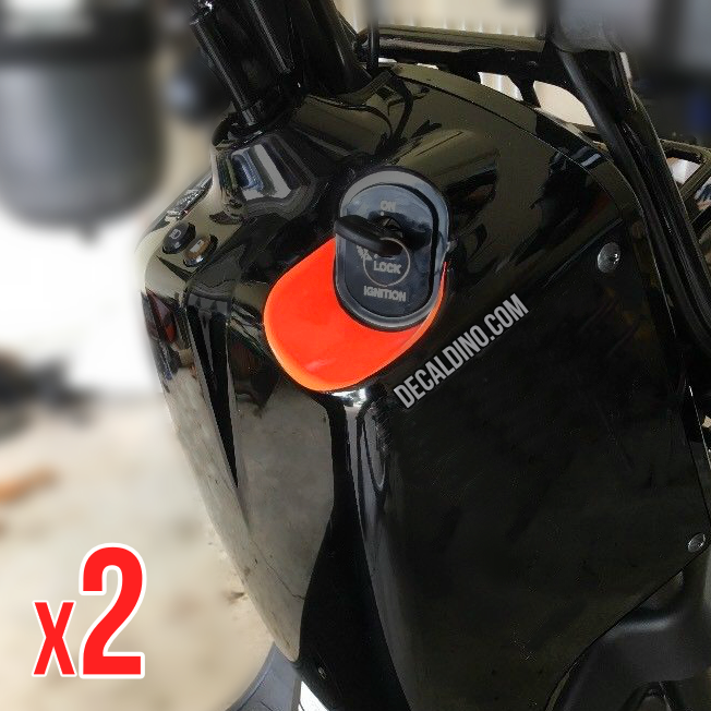 For Honda Ruckus Key Scratch Guard x2 - Graphic Sticker Protection gy6 decal