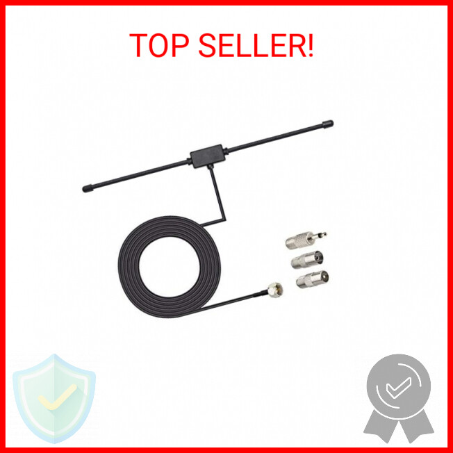 Bingfu FM Radio Dipole Antenna for Stereo Receiver Indoor Pi
