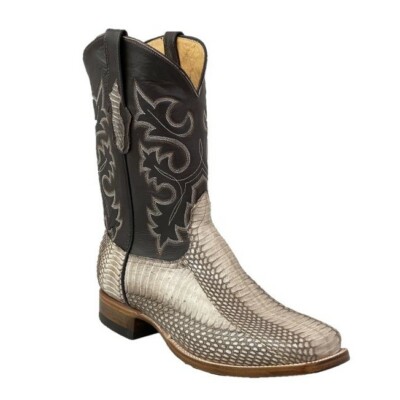 COWTOWN ウエスタンブーツ　ヴィンテージ　28cm アンティーク　革　黒 Cowtown Men's Natural Cobra Black Square Toe Boots Q807 | eBay