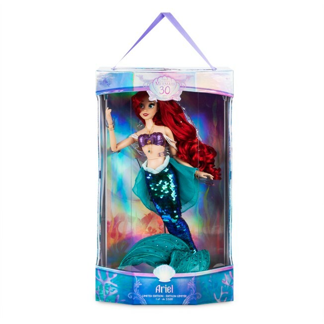 アリエル　30thアニバーサリードール DISNEY PARKS ARIEL 30TH ANNAVERSARY LIMITED 17 IN DOLL 5500