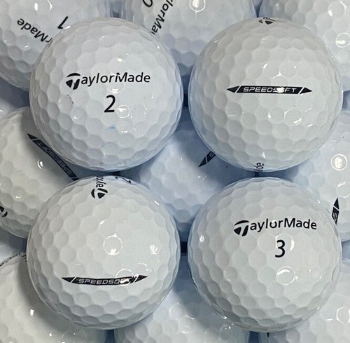 36 TaylorMade SpeedSoft White Golf Balls Used 5A/4A Excellent Condition