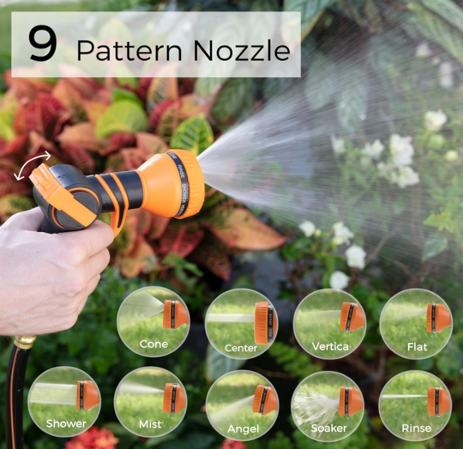 Giraffe Tools Retractable Water Hose Reel Wall Mounted Hose Reel 5/8-IN 65-FT