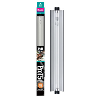 Arcadia Reptile T5 UVB Light Kit 12% Desert Lighting Pro 24W 12% | NIP