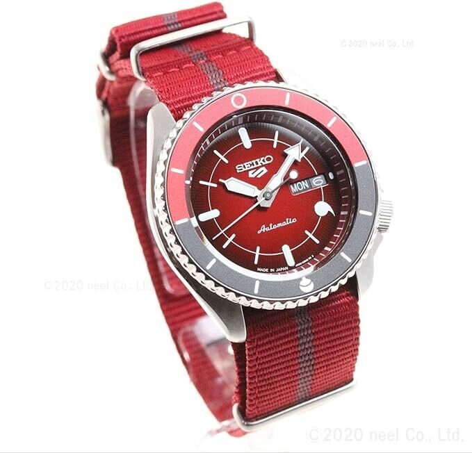 Pre-owned Seiko 5 Sports X Naruto & Boruto Limited Edition Sbsa089 Sarada Watch Men's