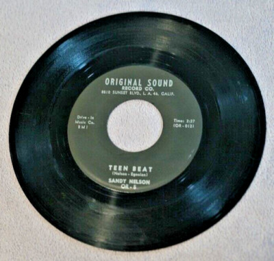 Sandy Nelson '' Teen Beat / Big Jump '' 7'' 45RPM
