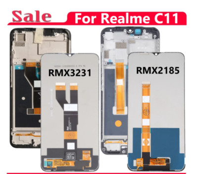 For Realme C11 2021 RMX3231 RMX2185 LCD Display Touch Screen Digitizer Assembly