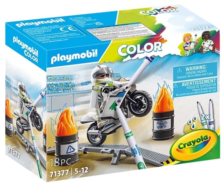 Конструктор Playmobil Цветной мотоцикл 71377 НОВЫЙ