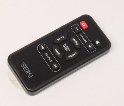Mini Seiki Remote Media Center Speaker New Music Games Movies Volume Black OEM