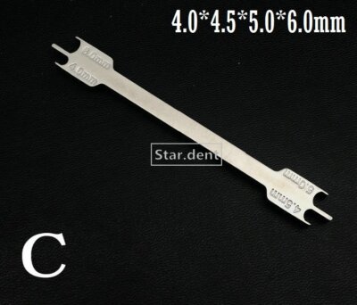 Dental Bracket Positioning Tool Movable Head Height Gauge Orthodontic Instrument