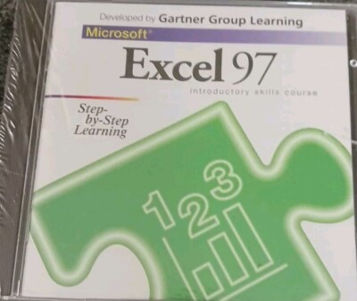 Microsoft EXCEL 97 CD ROM Media RARE NEW MINT SEALED Vintage CD-ROM 