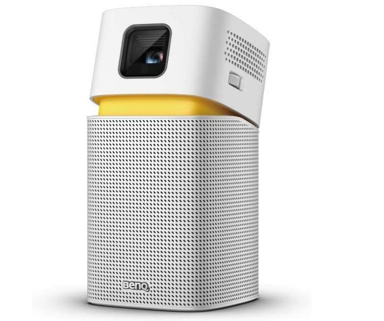 Mobiler BenQ Mini Beamer GV1 mit BT Lautsprecher WLAN 