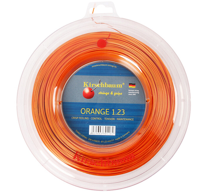 Kirschbaum Super Smash Orange Tennis Poly String 1.23 mm 17
