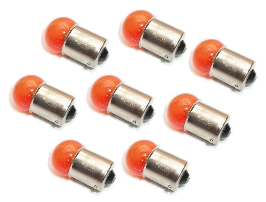 Vespa PX LML Indicator Blinker Bulbs 12 Volt 10W Orange Colour 8 Units  