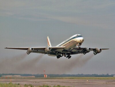 United Airlines Douglas DC-8-12 ((8.5''x11'')) Print