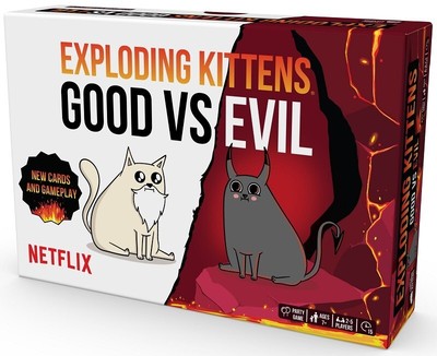 Exploding Kittens Good Vs Evil Card Game
