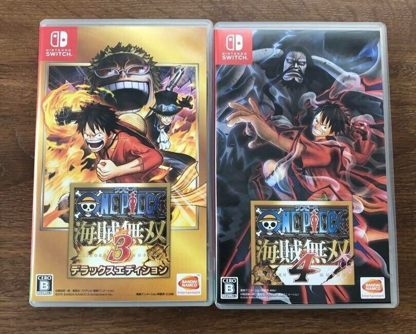 Nintendo Switch One Piece Unlimited Kaizoku Musou 2 & 3 set