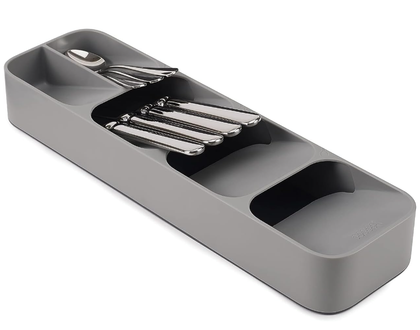 Joseph Joseph DrawerStore Compact Kitchen Drawer Cutlery Organizer - Silverware