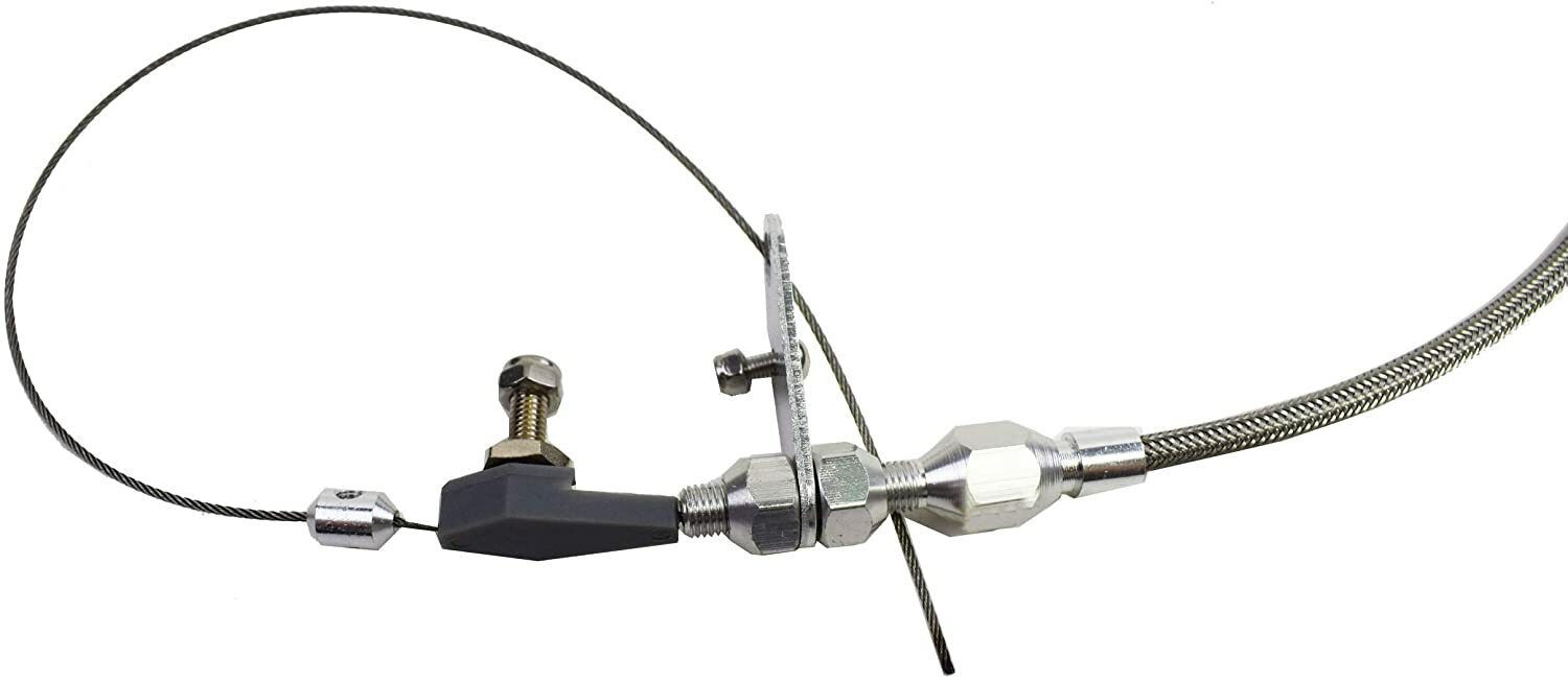 Ford C4 Stainless Steel Transmission Kick Down Cable Bronco Mustang