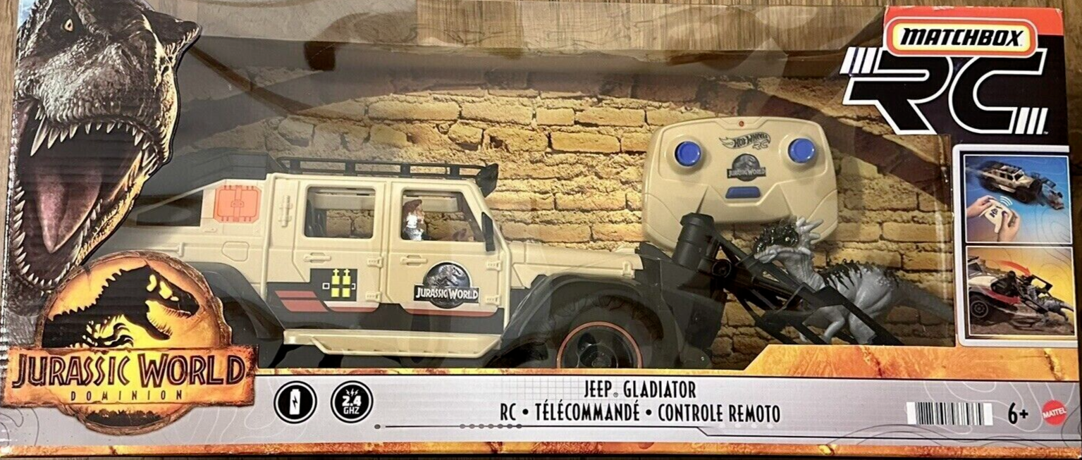 Matchbox RC Jurassic World Dominion Battery-Powered Jeep