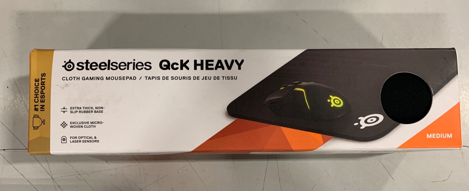 SteelSeries QcK Heavy Medium Size Gaming Mouse Pad 63836 SteelSeries QcK Heavy Medium Size Gaming Mouse Pad 63836