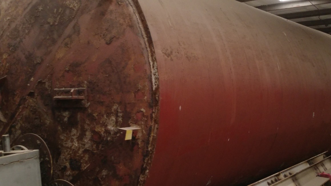 20000 Gallon Carbon Steel/Resin Lined Mix Tank w/Agitator