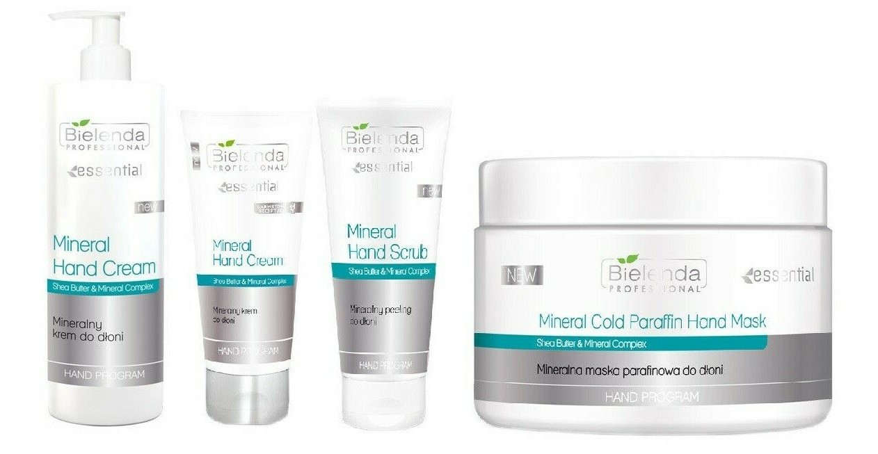 BIELENDA PRO MINERAL HANDCREME HANDMASKE PARAFFIN HANDPEELING