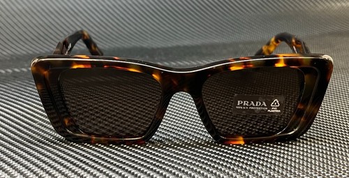 Pre-owned Prada Pr 08ys 01v8c1 Brown Havana Brown Women's 51 Mm Sunglasses