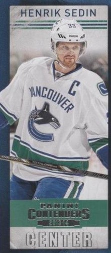 2013-14 Panini Playoff Contenders - Henrik Sedin #49
