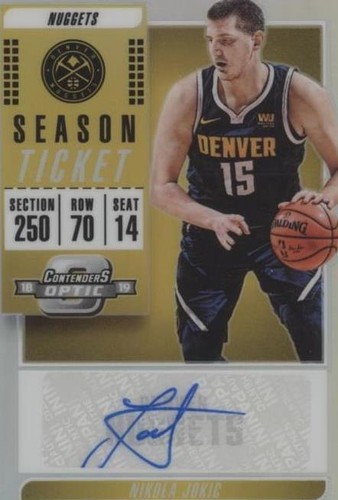2018-19 Panini Contenders Optic - Nikola Jokić #VT-NJK